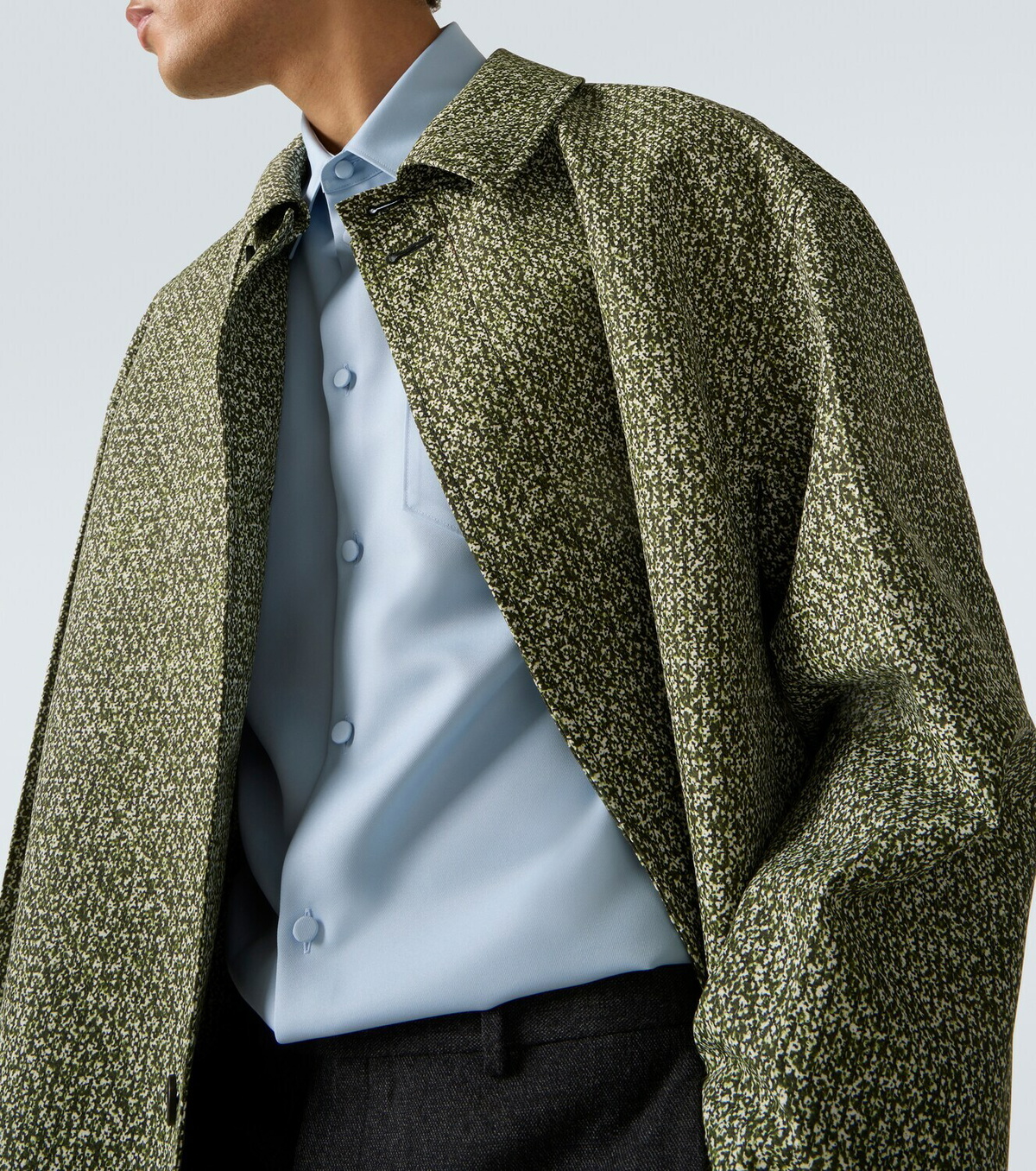 Gucci Printed poplin car coat