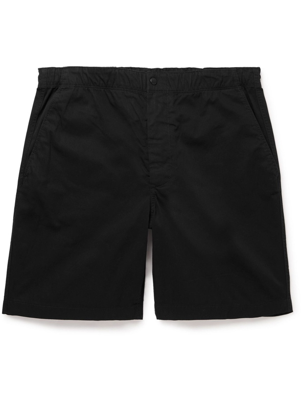 Photo: NORSE PROJECTS - Ezra Cotton-Twill Shorts - Black