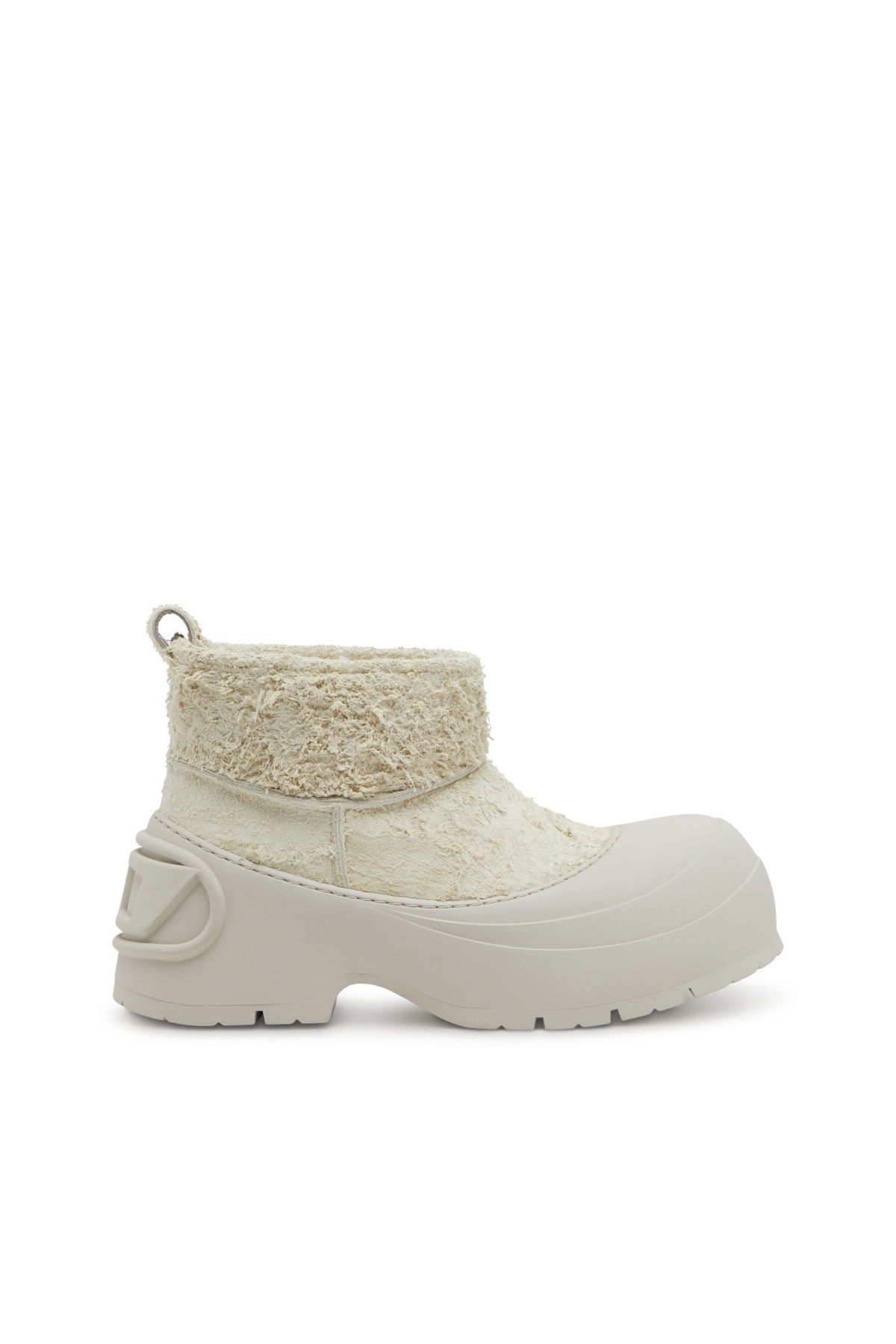 Diesel Chunky ankle boot with lug sole - Boots Mens in White