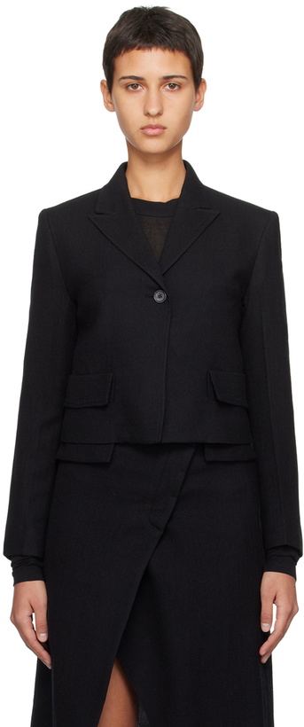 Photo: Youth Black Cropped Blazer