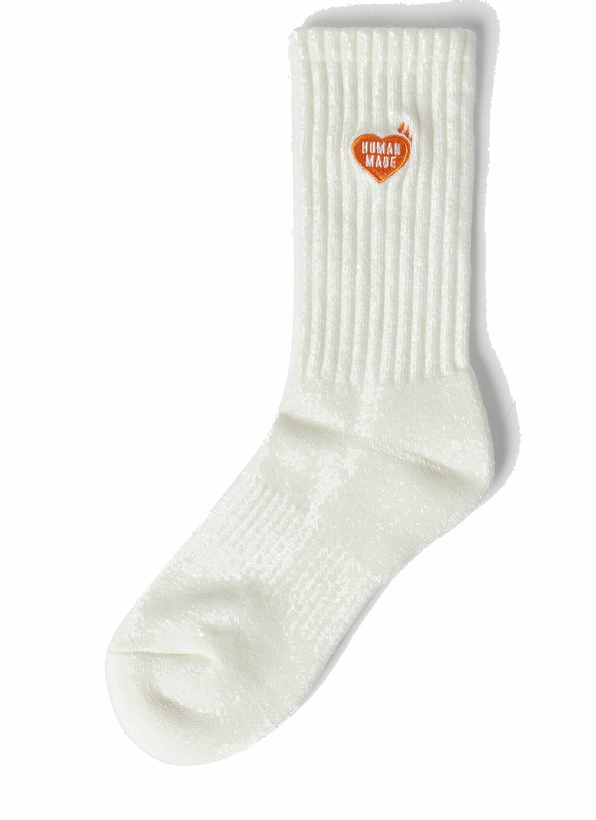 Photo: Human Made - Pile Socks in White