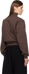 JACQUEMUS Brown 'Le Camionneur Gros Grain' Sweatshirt