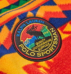 Polo Ralph Lauren - Half-Zip Logo-Appliquéd Printed Fleece Sweatshirt - Multi