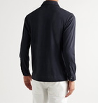 Massimo Alba - Cotton and Cashmere-Blend Polo Shirt - Blue