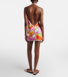 Pucci Orchidee cotton-blend terry minidress
