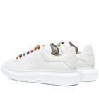 Alexander McQueen Multi Colour Eyelet Wedge Sole Sneaker