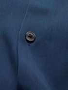 Club Monaco - Camp-Collar TENCEL Lyocell Shirt - Blue