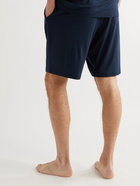 DEREK ROSE - Stretch Micro Modal Jersey Lounge Shorts - Blue