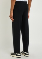AN-Y1 Vita Logo-intarsia Cashmere Sweatpants Black