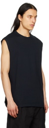 Lownn Black Crewneck Tank Top