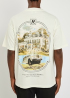 Represent Revere Manor Printed Cotton-blend T-shirt White