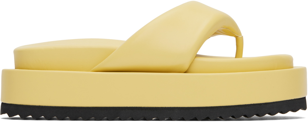 Stand Studio Yellow Eden Platform Flip-Flops