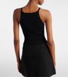 Courrèges Ribbed-knit tank top