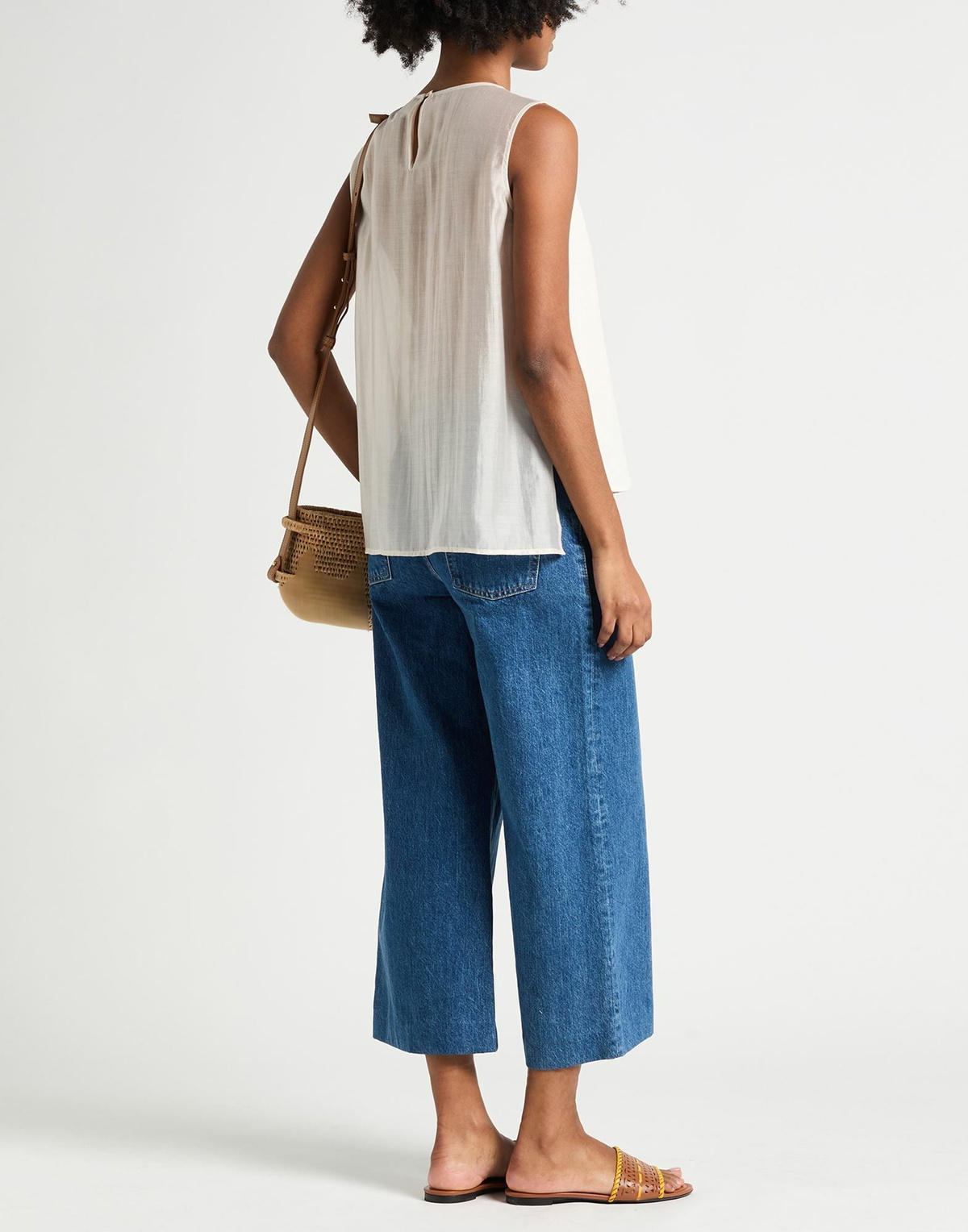 Alessia Santi Womens Top in Cream