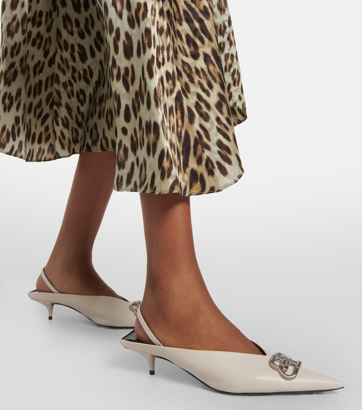 Balenciaga hot sale slingback pumps