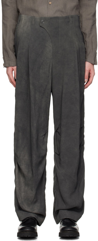 Photo: DEVOA Gray Twist Trousers