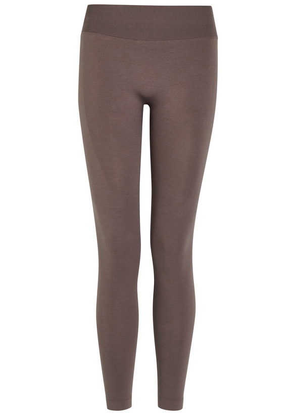 Photo: Tala Sculpted Seamless Technical-stretch Leggings Dark Brown