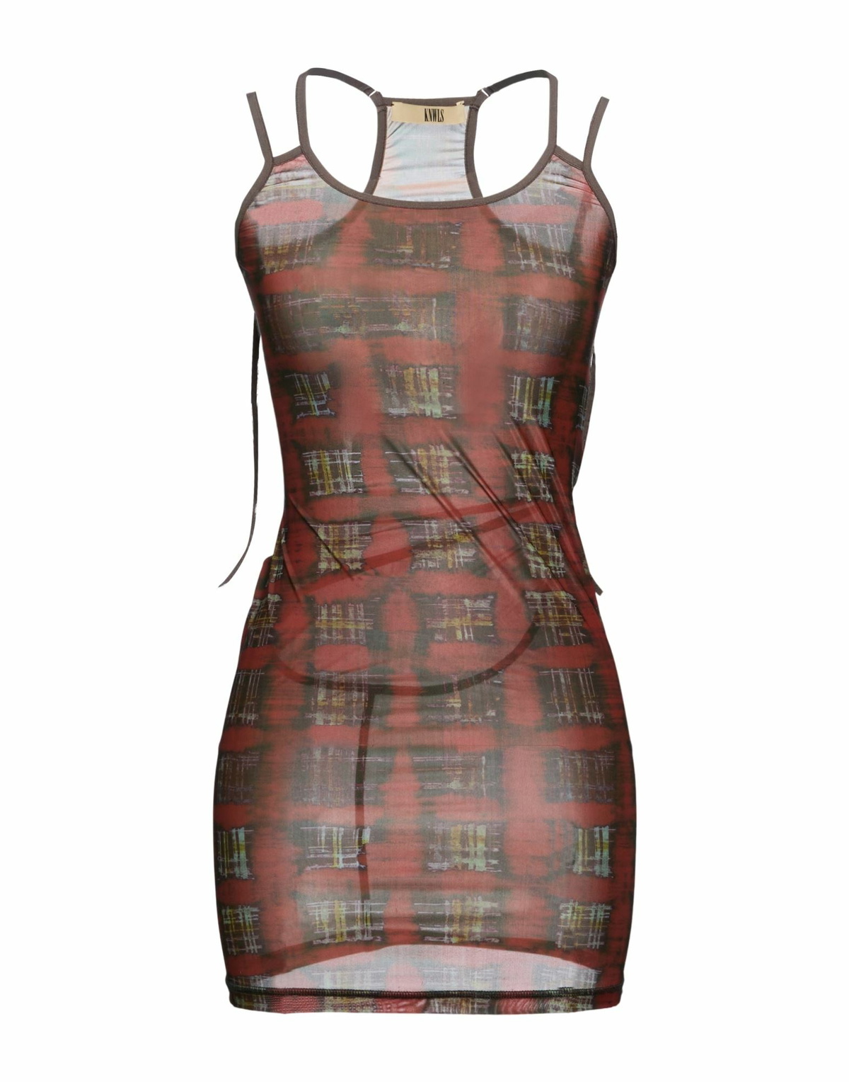 Knwls Womens Mini dress Rust
