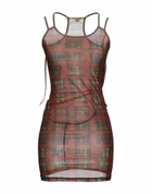Knwls Womens Mini dress Rust