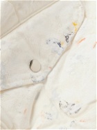 John Elliott - Paint-Splattered Padded Quilted Cotton-Twill Jacket - Neutrals