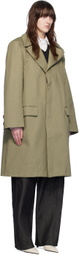 Elleme Khaki Button Coat