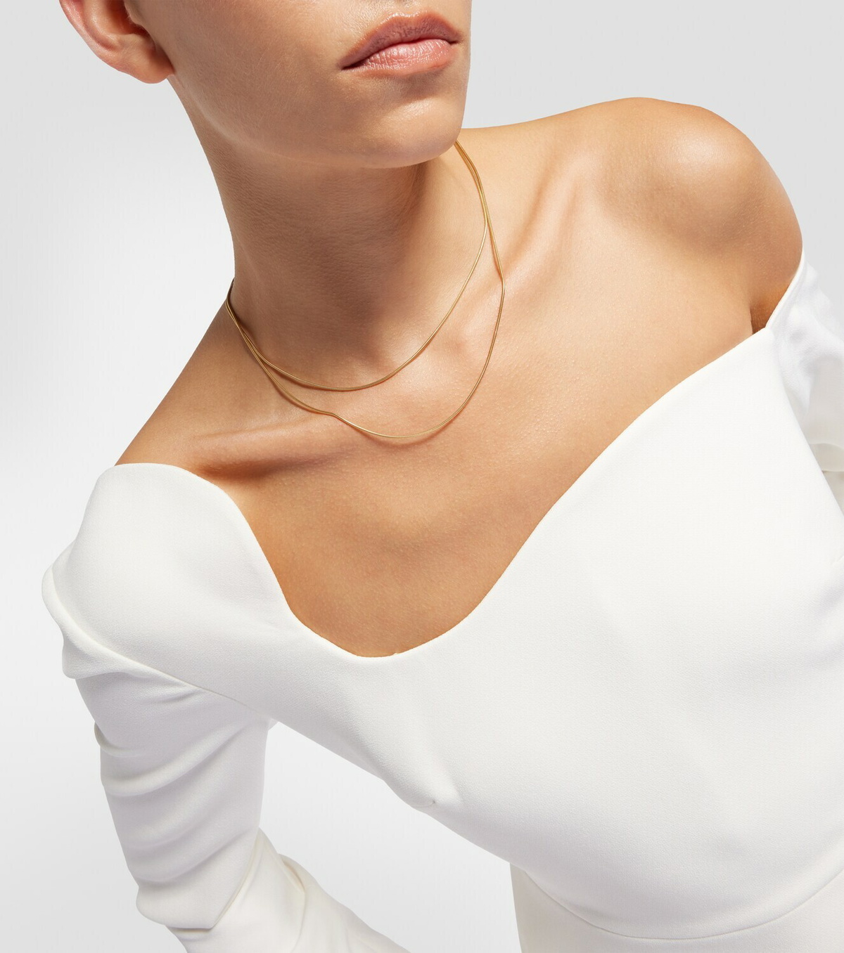 Sophie Buhai Double Diana 18kt gold-plated sterling silver necklace