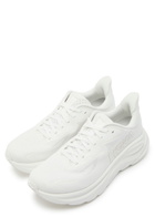Hoka Clifton 10 Mesh-knit Sneakers White