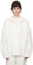 CASEY CASEY Off-White Worker Hoodie