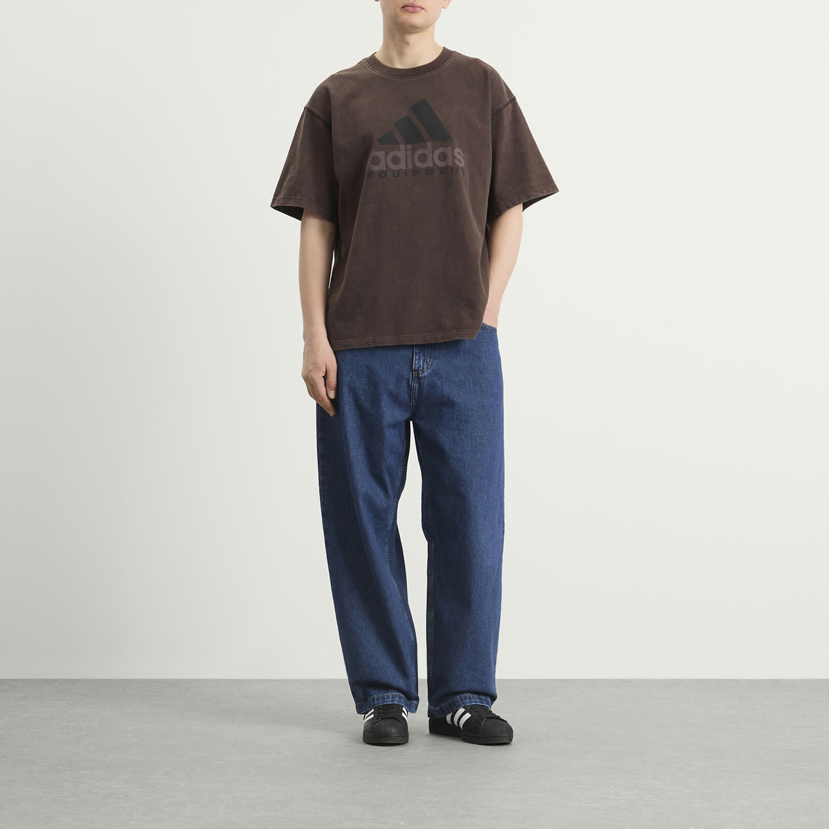 Adidas Men's EQT T-Shirt in Aurora Coffee