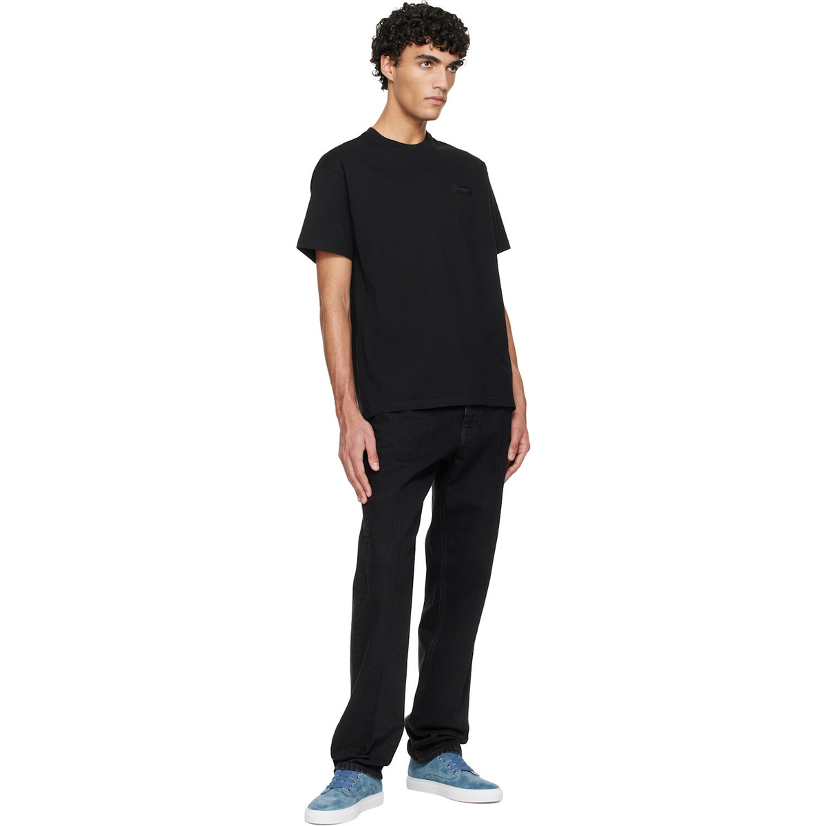 Givenchy Black 'GIVENCHY Paris' Gros Grain T-shirt