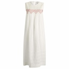 Damson Madder Women's Ambrose Midi Night Dress in White