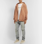 Fear of God - Oversized Loopback Cotton-Jersey Zip-Up Hoodie - Brown