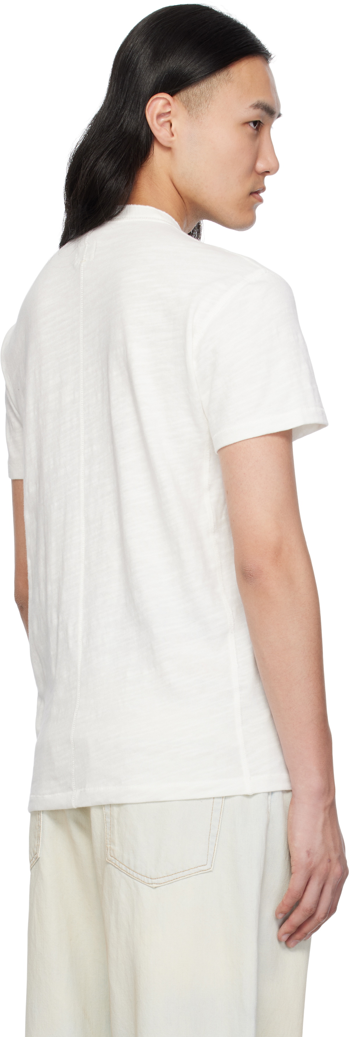 rag & bone White Classic Cotton Henley