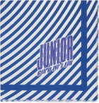 Jean Paul Gaultier Blue & White 'The Target' Cover-Up Scarf
