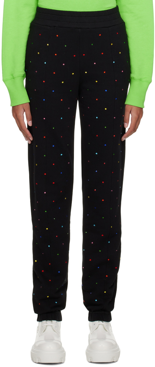 MSGM Black Pantalone Lounge Pants