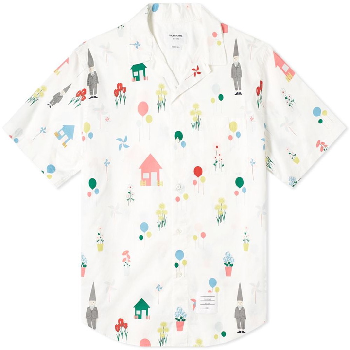 Photo: Thom Browne All Over Gnome Print Vacation Shirt
