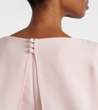 Safiyaa Yuna caped embellished gown