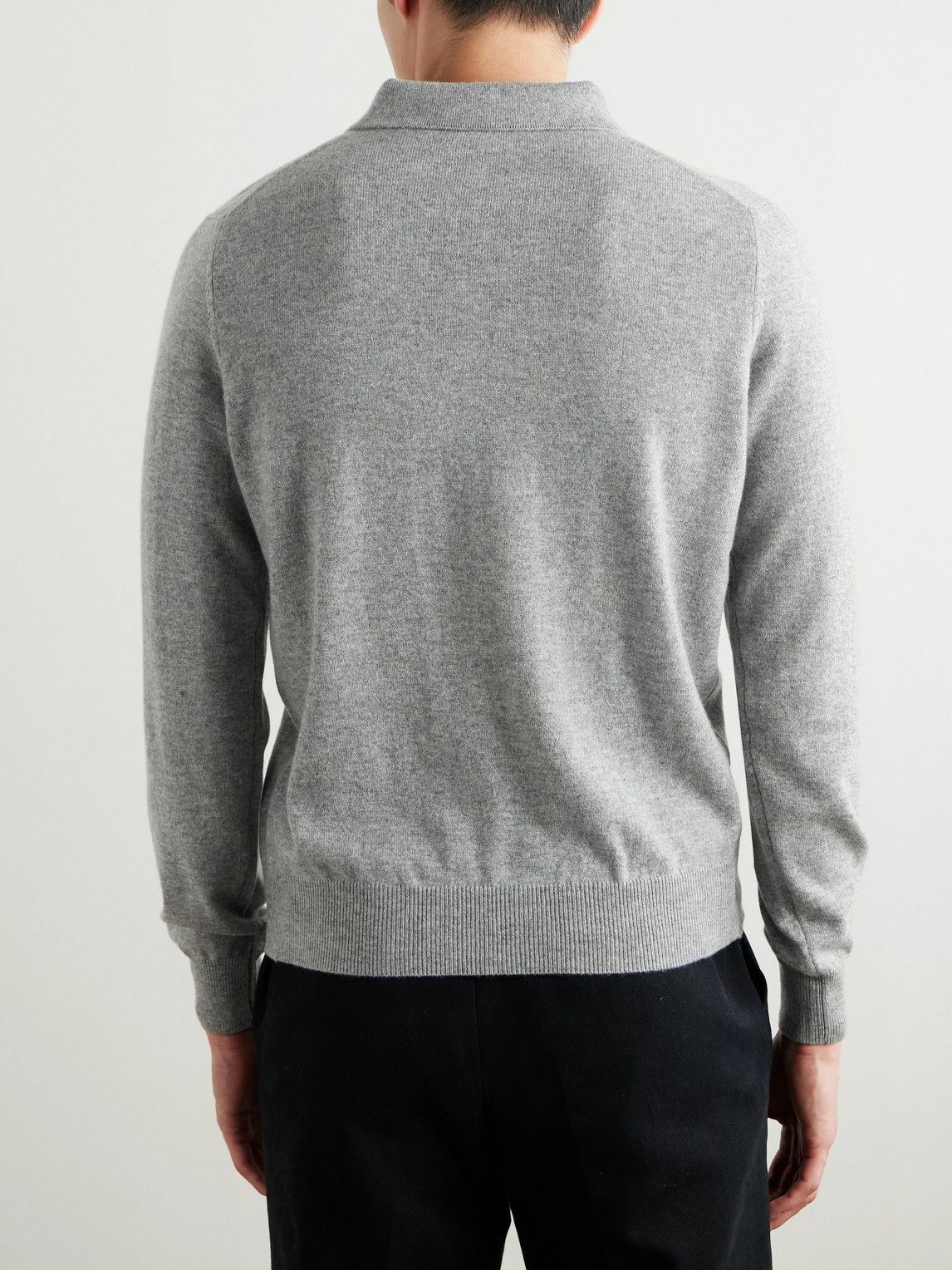 Rubinacci - Cashmere Polo Shirt - Gray
