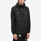 F.C. Real Bristol Men's 4Way Stretch Ventilation Anthem Jacket in Black