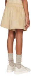 Essentials Kids Beige Drawstring Shorts