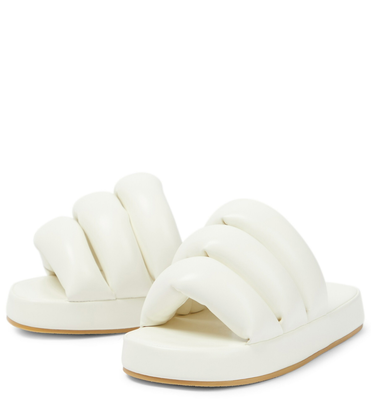 Stand Studio - Keira flat faux leather sandals