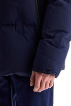 ZEGNA short down jacket with hood Blue