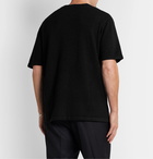 NN07 - Alfred Oversized Bouclé T-Shirt - Black