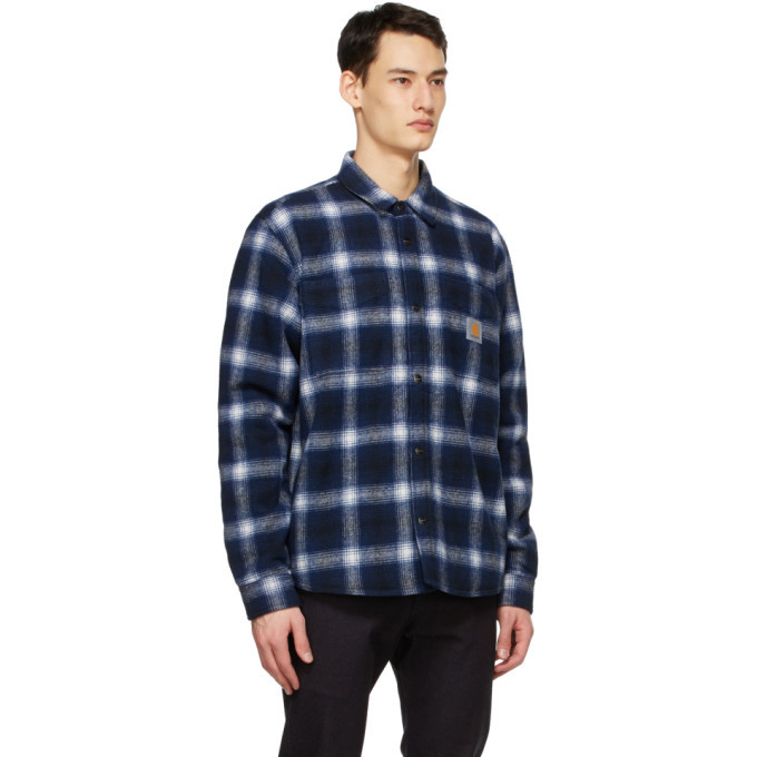 Carhartt Work In Progress Blue Check Lashley Shirt Carhartt WIP