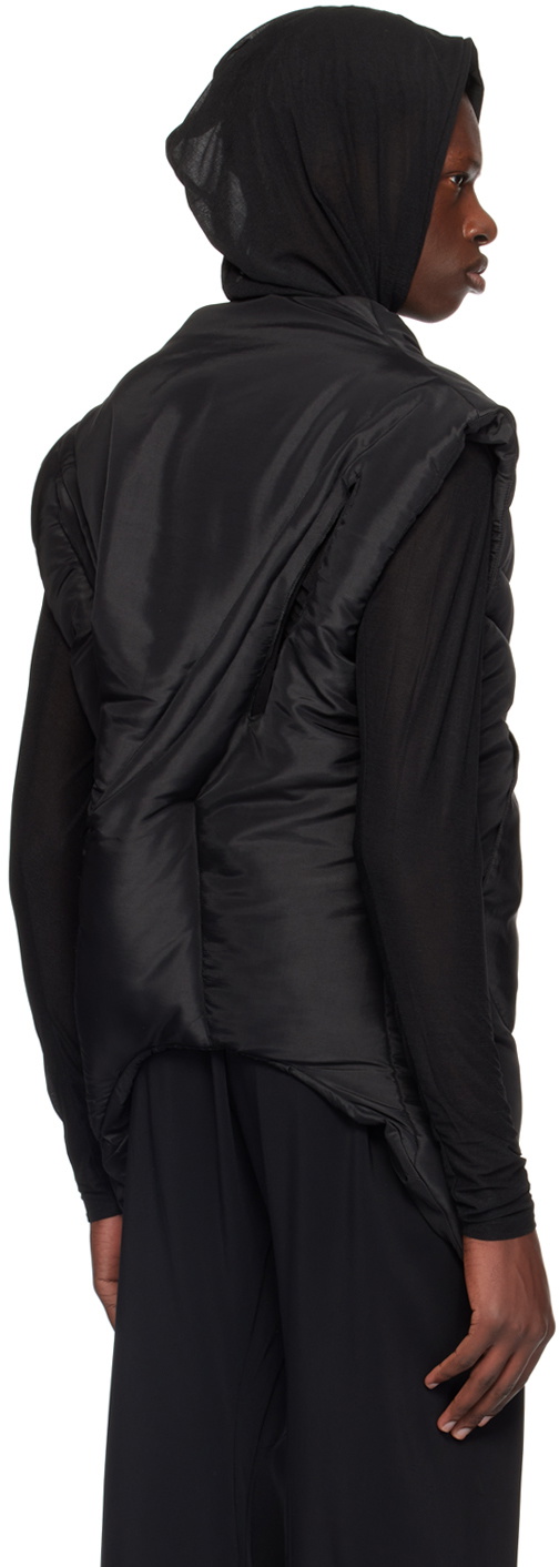 Nuba Black Puffer Vest