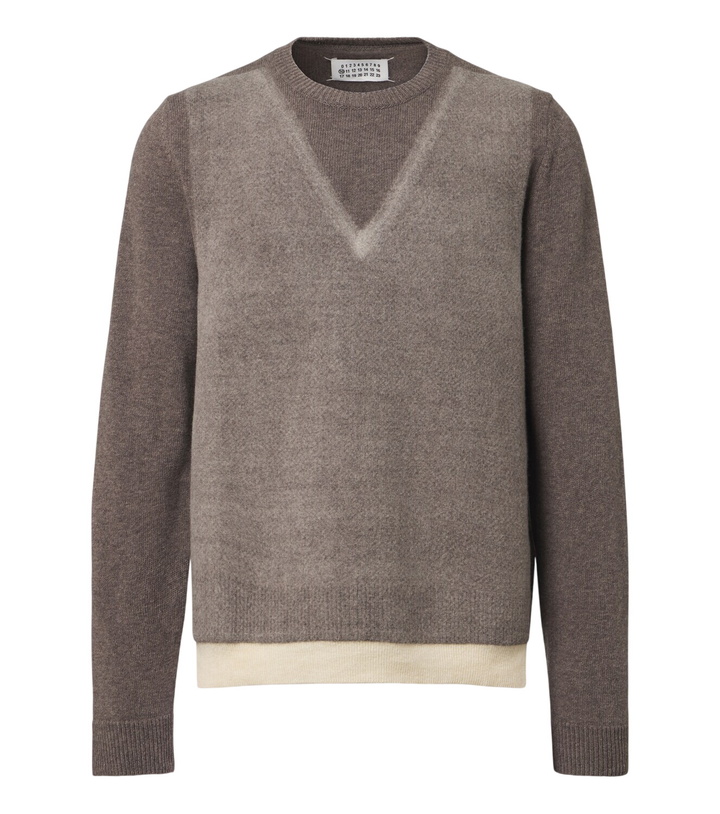 Photo: Maison Margiela Printed virgin wool sweater