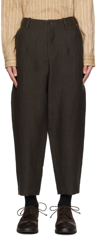 Photo: UMA WANG Brown Patrick Trousers