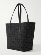 Loewe - Leather-Trimmed Logo-Jacquard Canvas Tote Bag