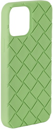 Bottega Veneta Green Intreccio iPhone 13 Pro Max Case
