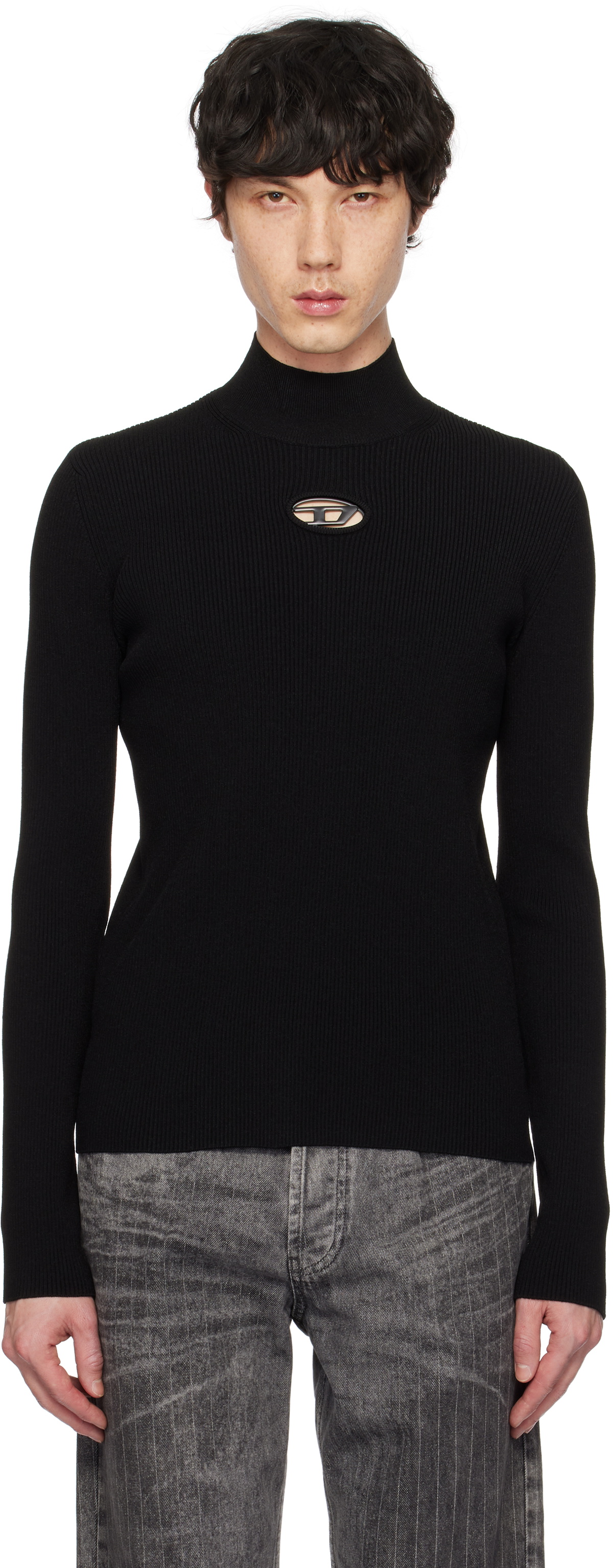 Diesel Black K-Zackary Turtleneck Diesel